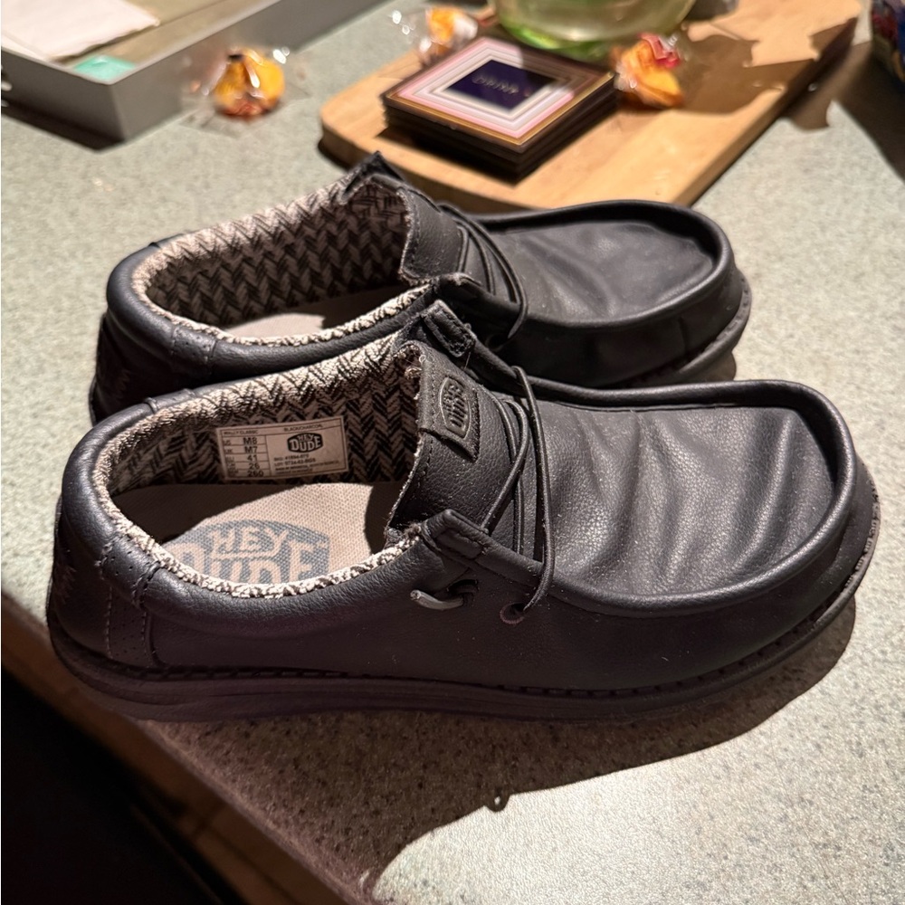 Hey Dude Dark Gray Loafers